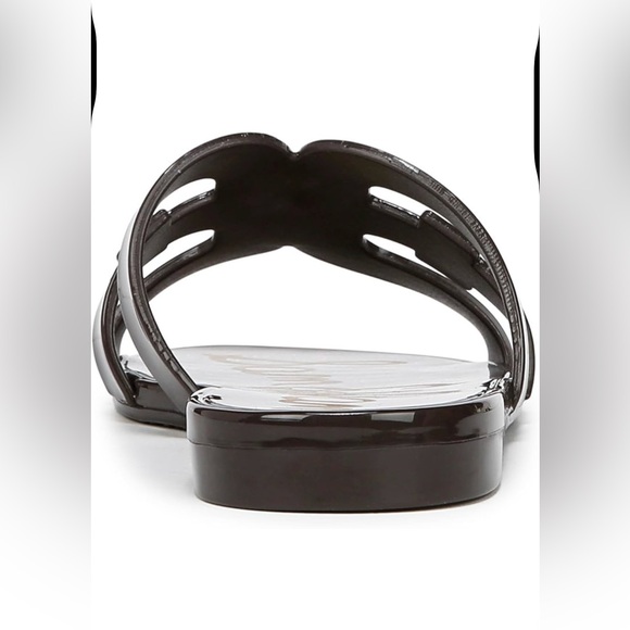 SAM EDELMAN Bay Jelly Slide Sandals Cafe Noir NWOT Size 8 - Picture 6 of 7